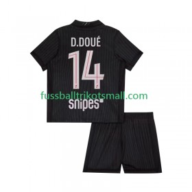 Fußballtrikots Paris Saint-Germain Desire Doue 14 Kinder 2025-2026 Kurzarm Fourth trikot kaufen